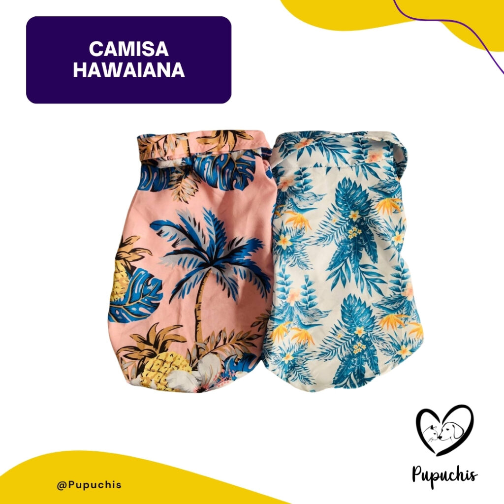 Camisa Hawaiana para perros