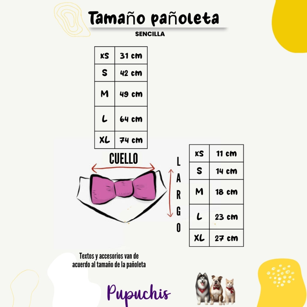 Pañoleta sencilla para negocio